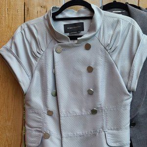 BCBGmaxazria - Shortsleeve blazer w/ royal pattern